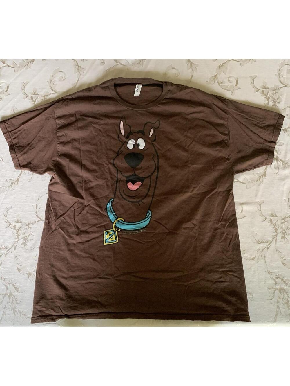 Men’s 2XL Brown Scooby-Doo T-Shirt